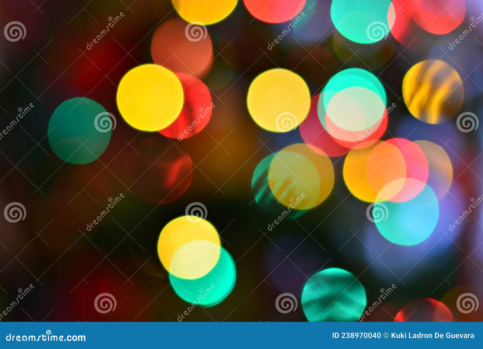 abstract background of defocused christmas lights red, green,