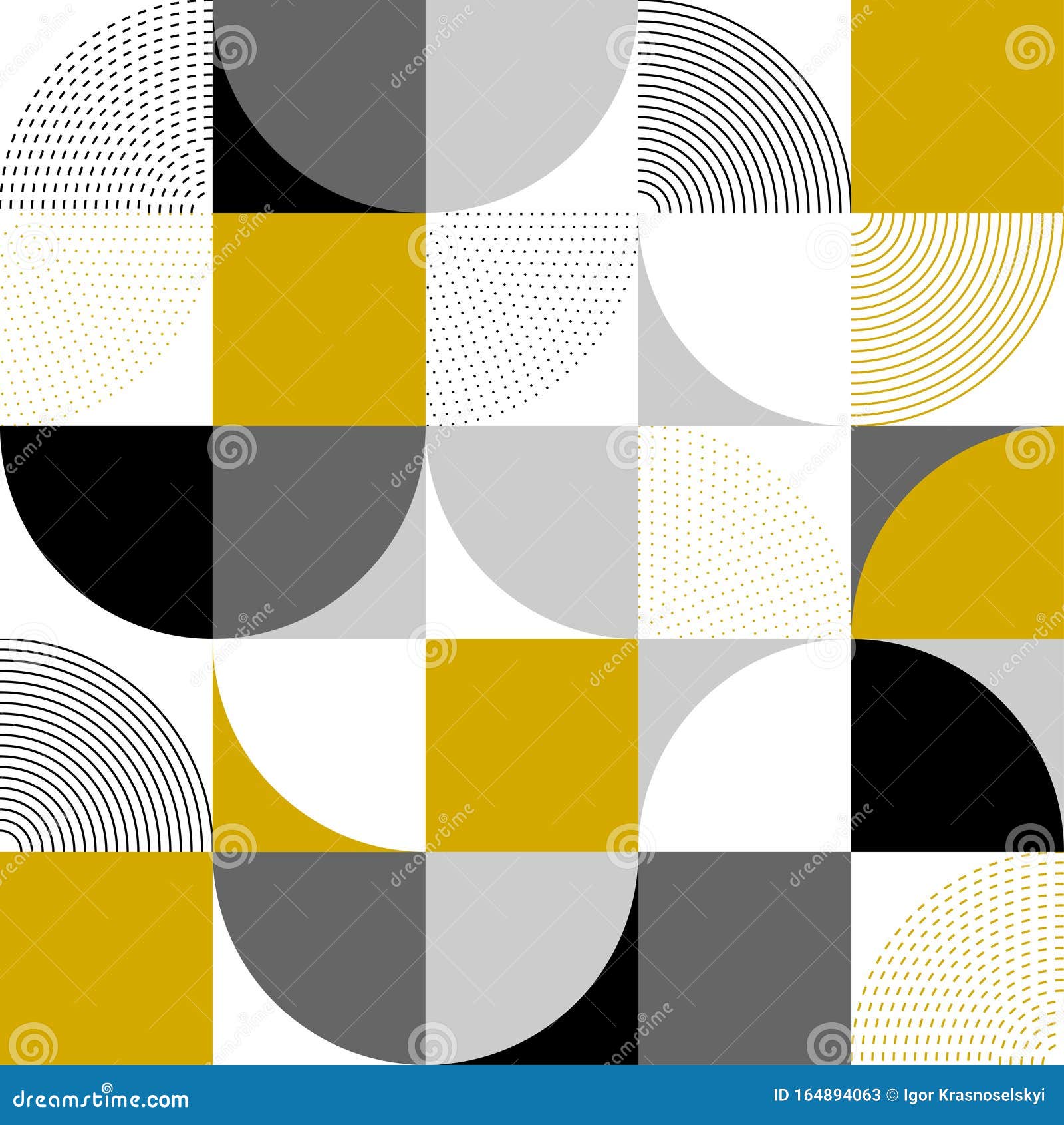 Abstract Background of Different Geometric Shapes. Abstract Background