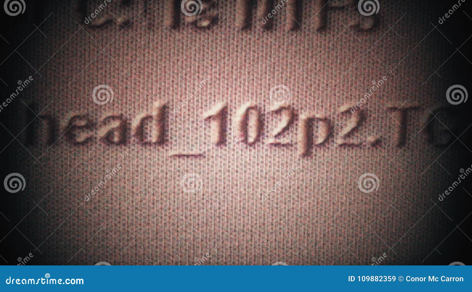 Abstract Background Flashing Error Text Stock Video Video of computer