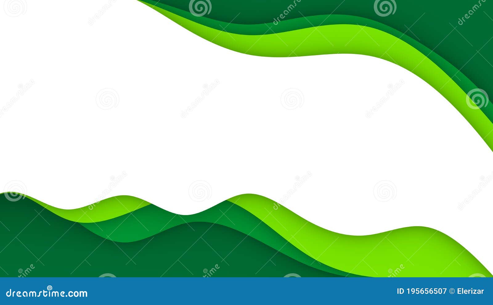 Abstract Background with Green and White Color Paper Cut Shapes Stock  Illustration - Illustration of banner, concept: 195656507