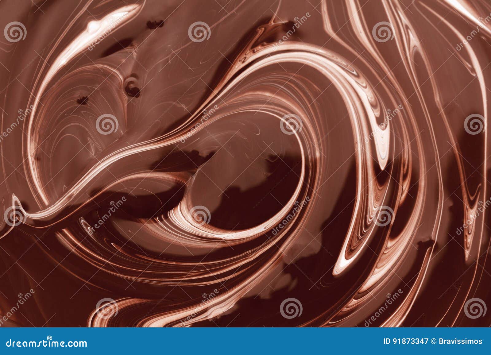 Abstract Background, Hot, Melted Chocolate and Milk Stock Image Image