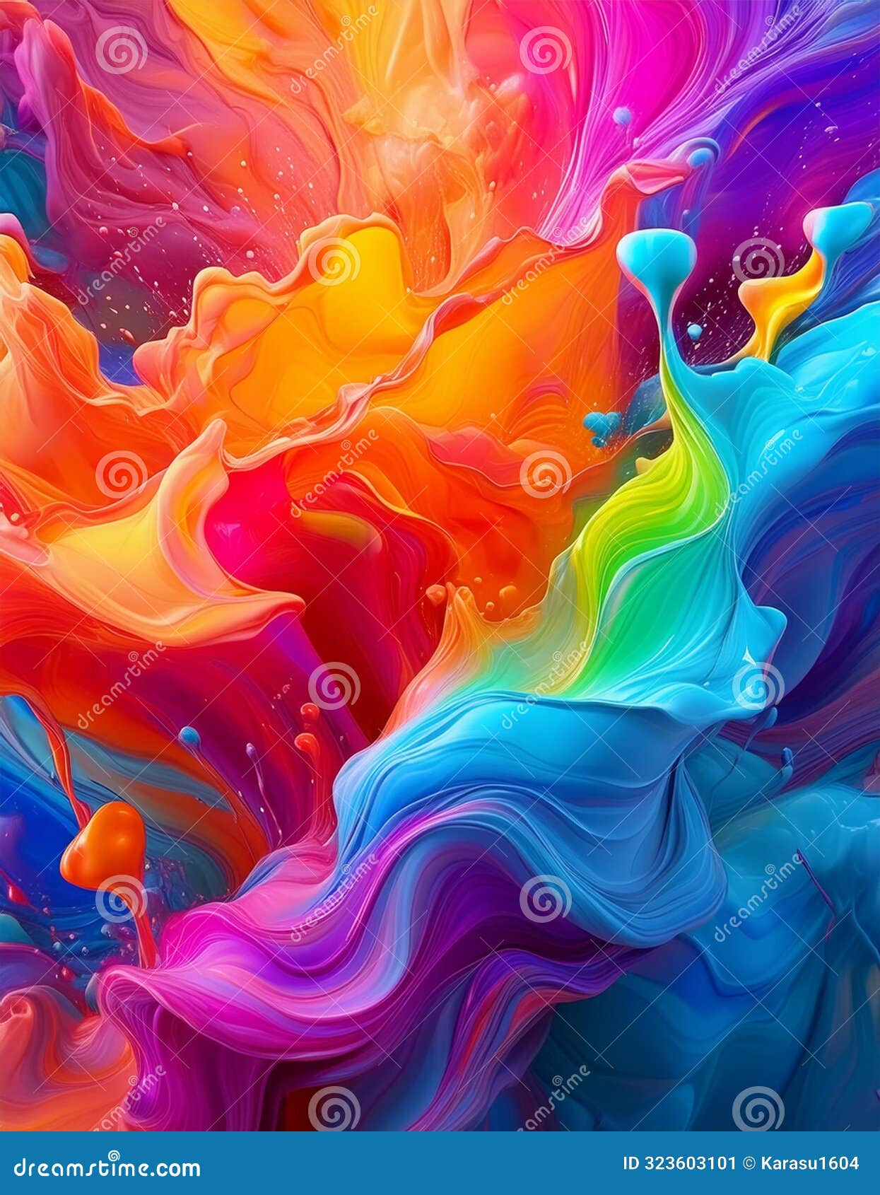 abstract background image of colorful splahes