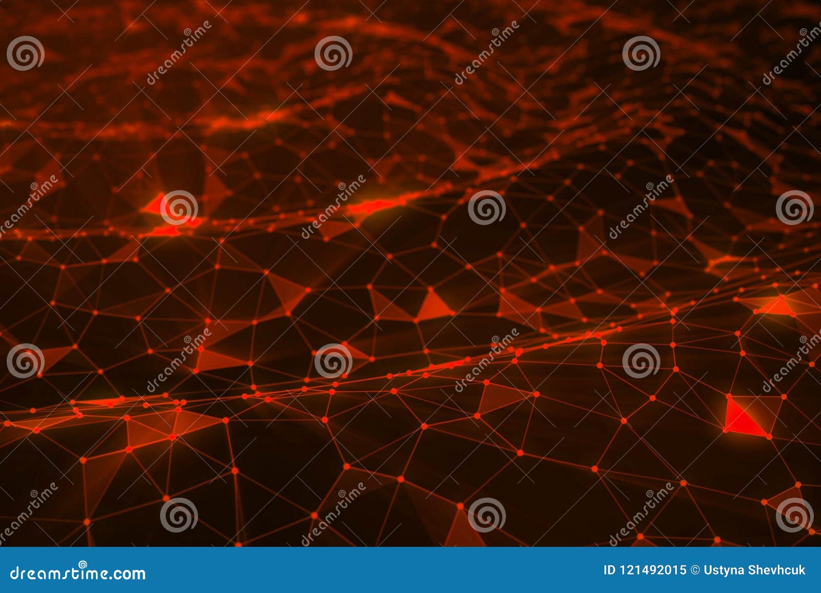 abstract background of lines and dots, low poly mesh. concept cloud internet connections technology connections. the