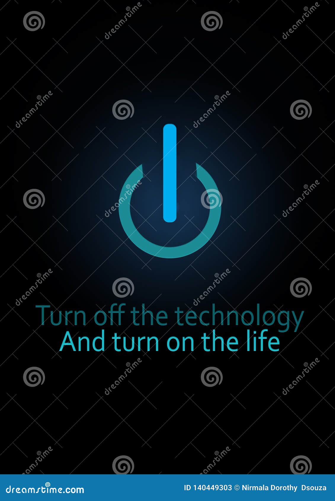 Abstract Background with Motivational Quote Stock Illustration ...