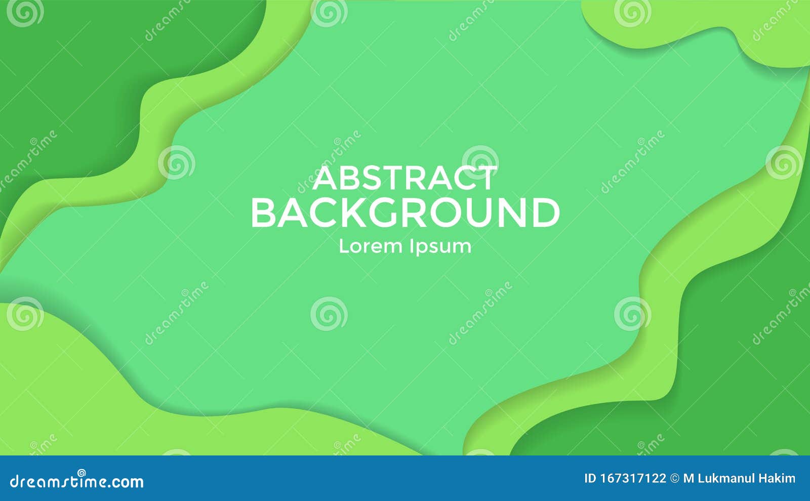 abstract background with nature color paper cut liquid 