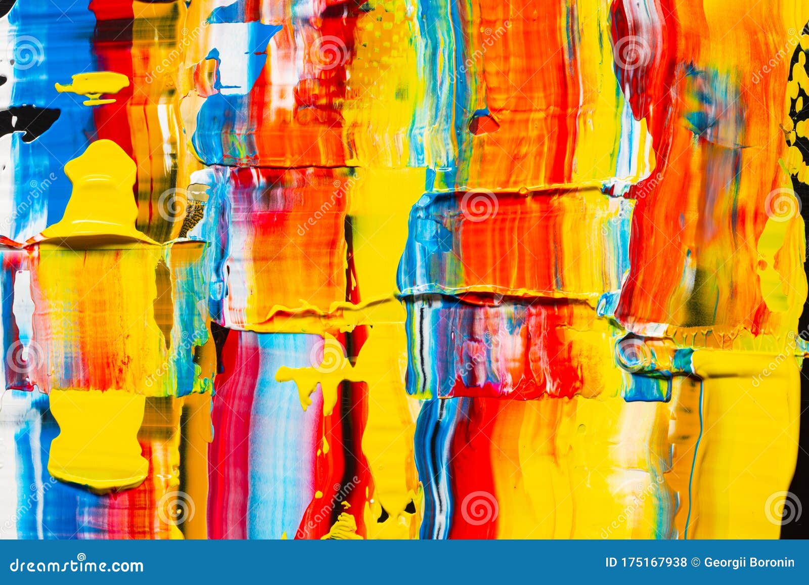 Abstract Background. Oil Acrylic Paint. Thick Brushstrokes. Colorful  Painting with Copy Space. Book Cover Poster. Stock Photo - Image of paint,  background: 175167938