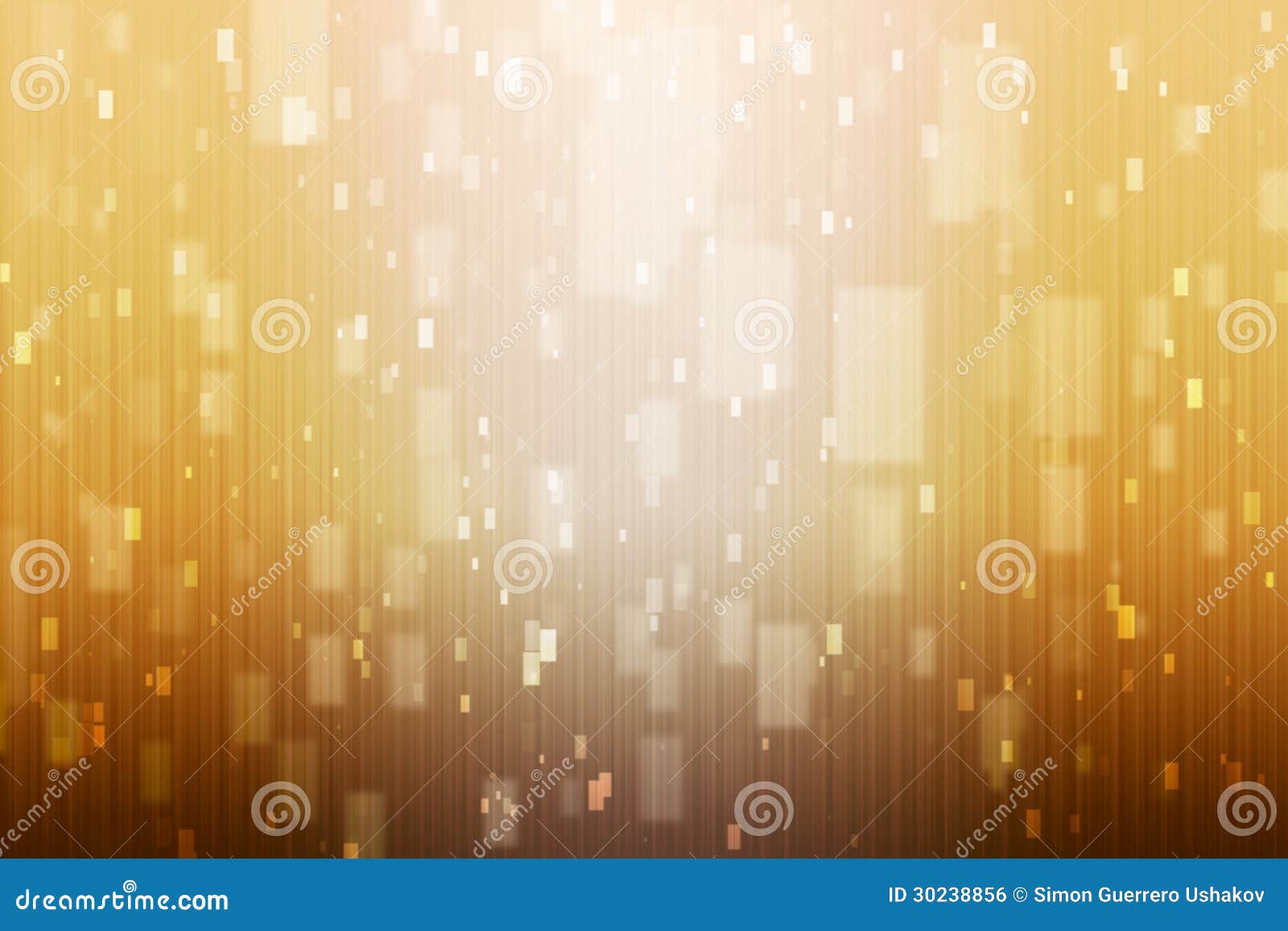 Abstract Background with Orange and White Lights Stock Photo Image of