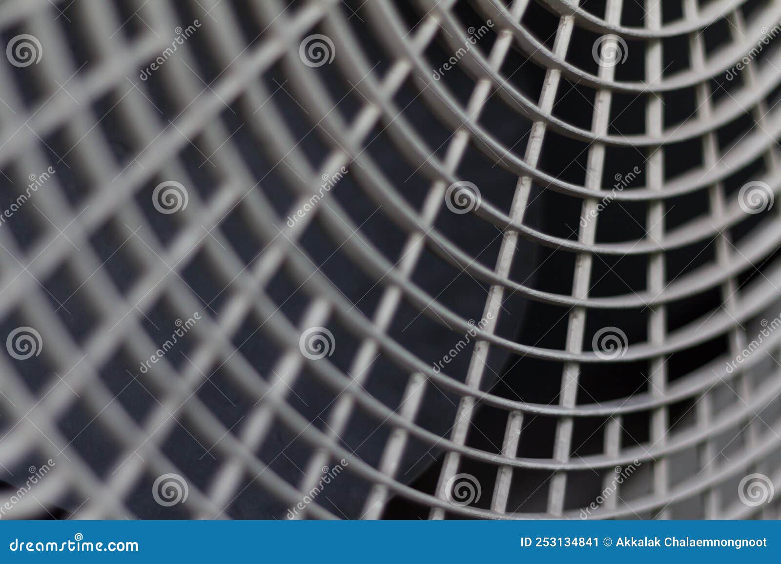 Abstract Background of Plastic Cover of Air Conditioner with Circle Shape Design Stock Image