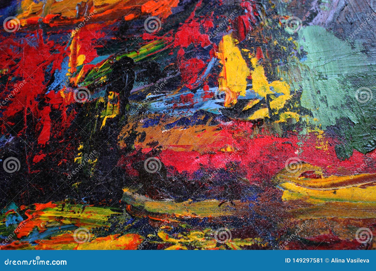 Abstract Background. Red Oil Paints. Stock Image Image of paints