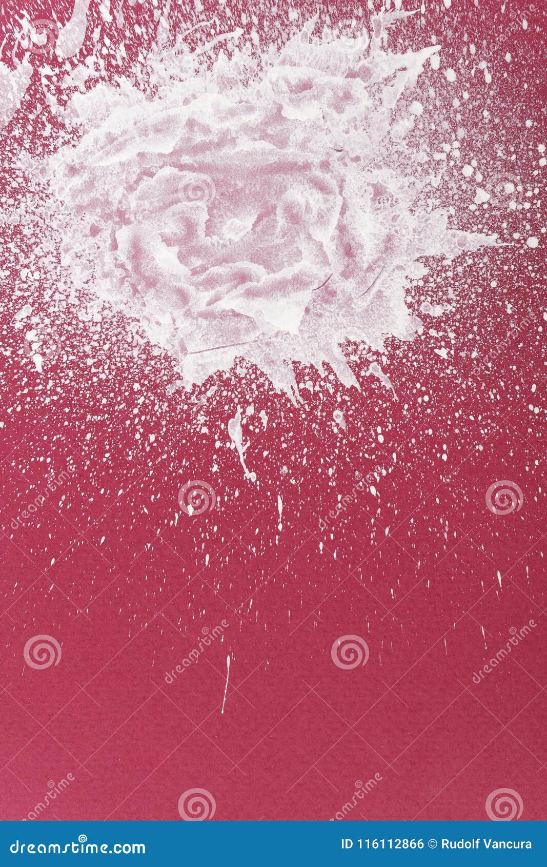 White Paint Splatter Abstract Stock Photo Image of drip, textures(09)