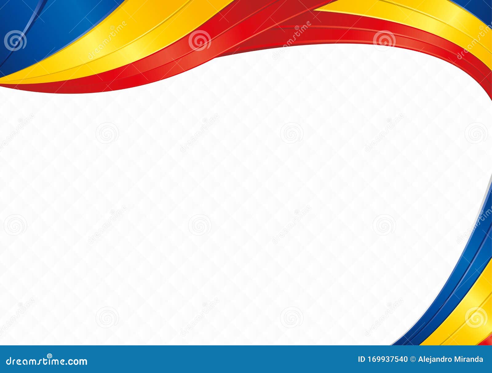 Abstract Background with Shapes with the Colors of the Flag of Romania To  Use As Diploma or Certificate Stock Vector - Illustration of business,  patriotism: 169937540