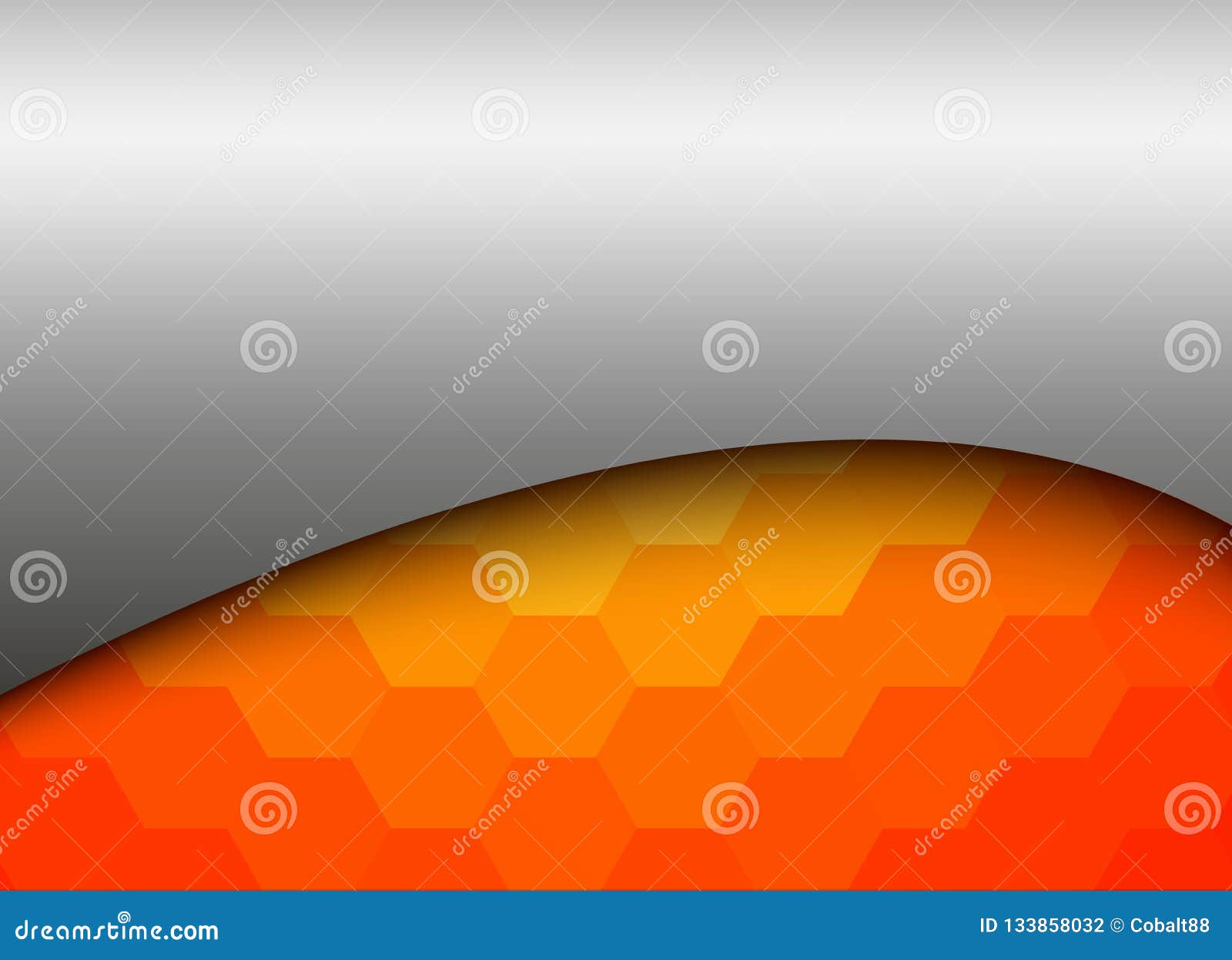 Abstract Background Silver Orange Stock Vector Illustration of silver