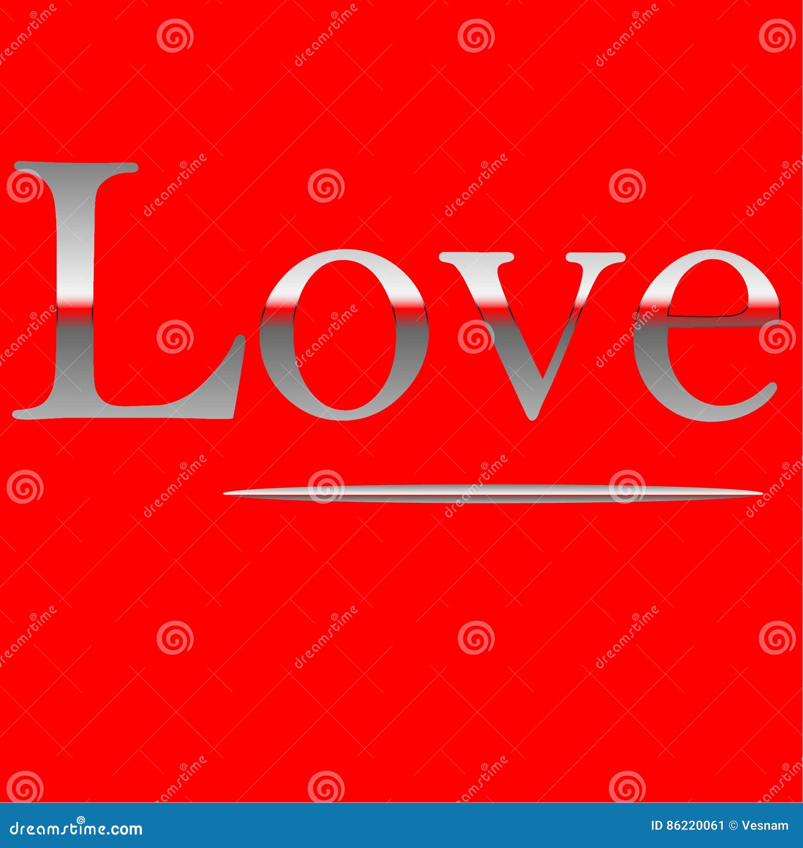 Abstract Background with Text Love Stock Illustration Illustration of