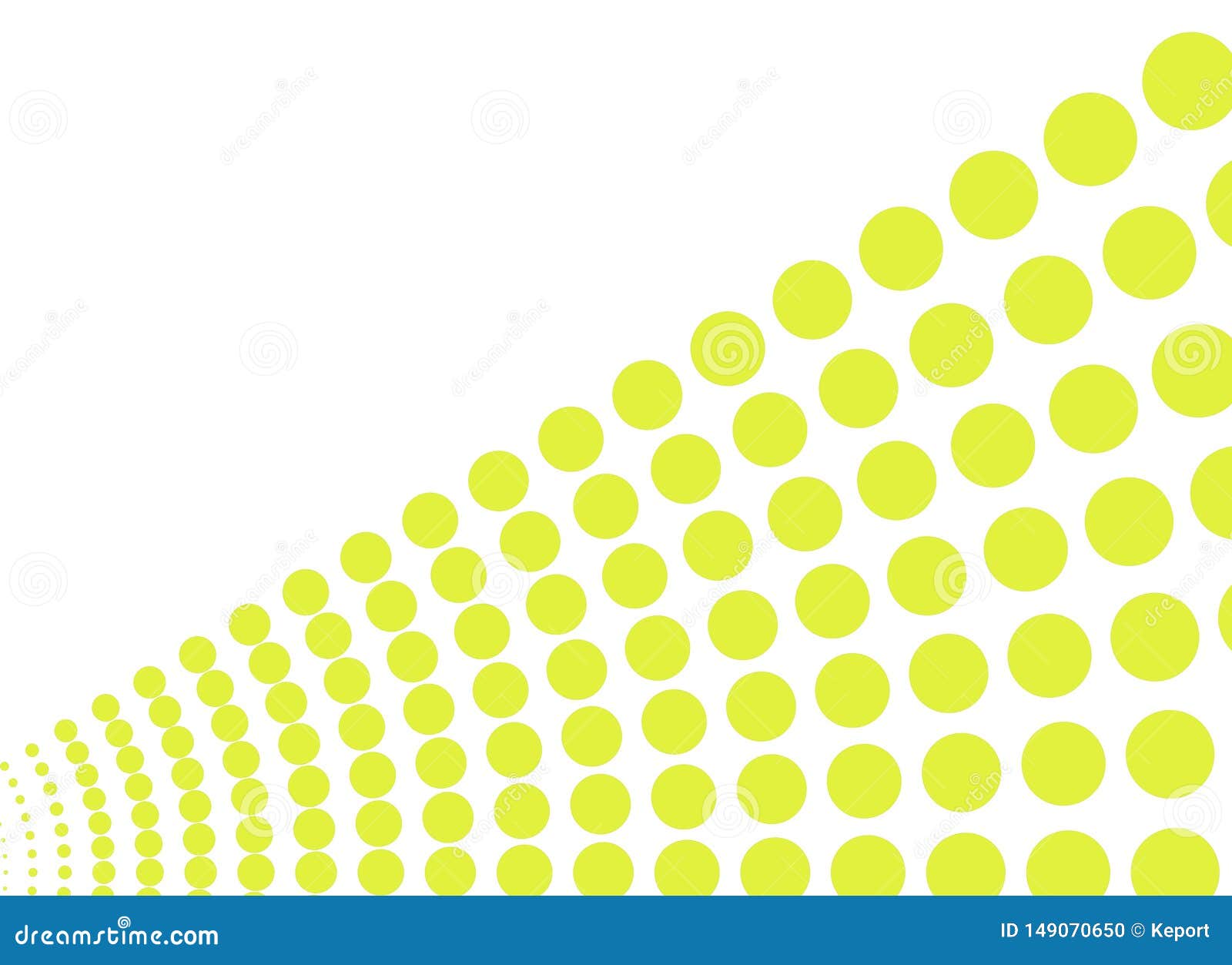 Abstract Background Texture with Green Yellow Dots Stock Illustration