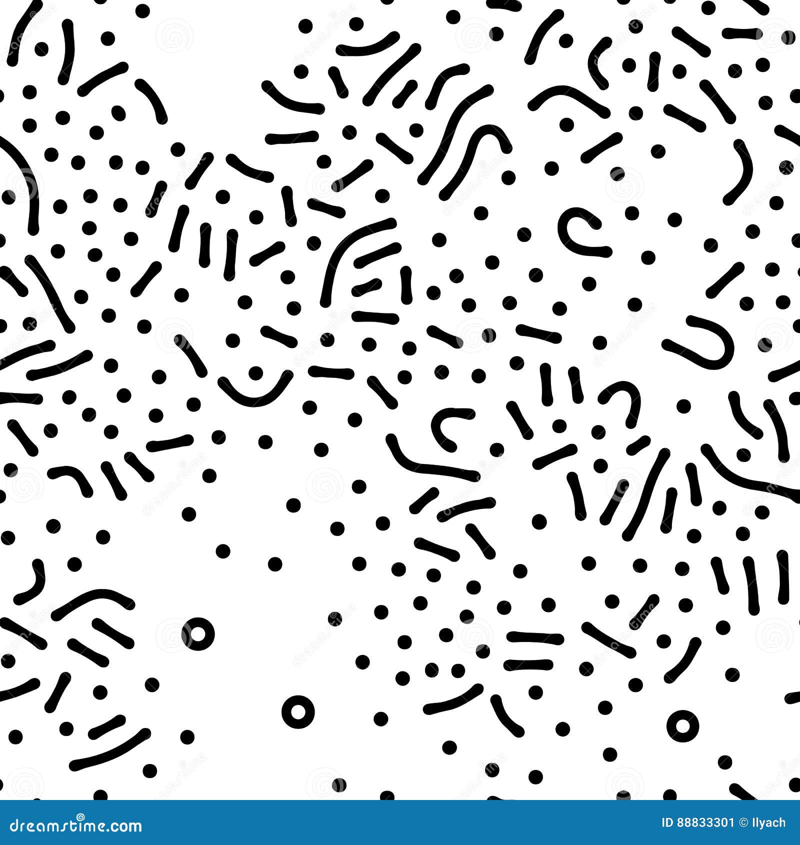 Abstract Background Of Vector Organic Irregular Dots Pattern Stock