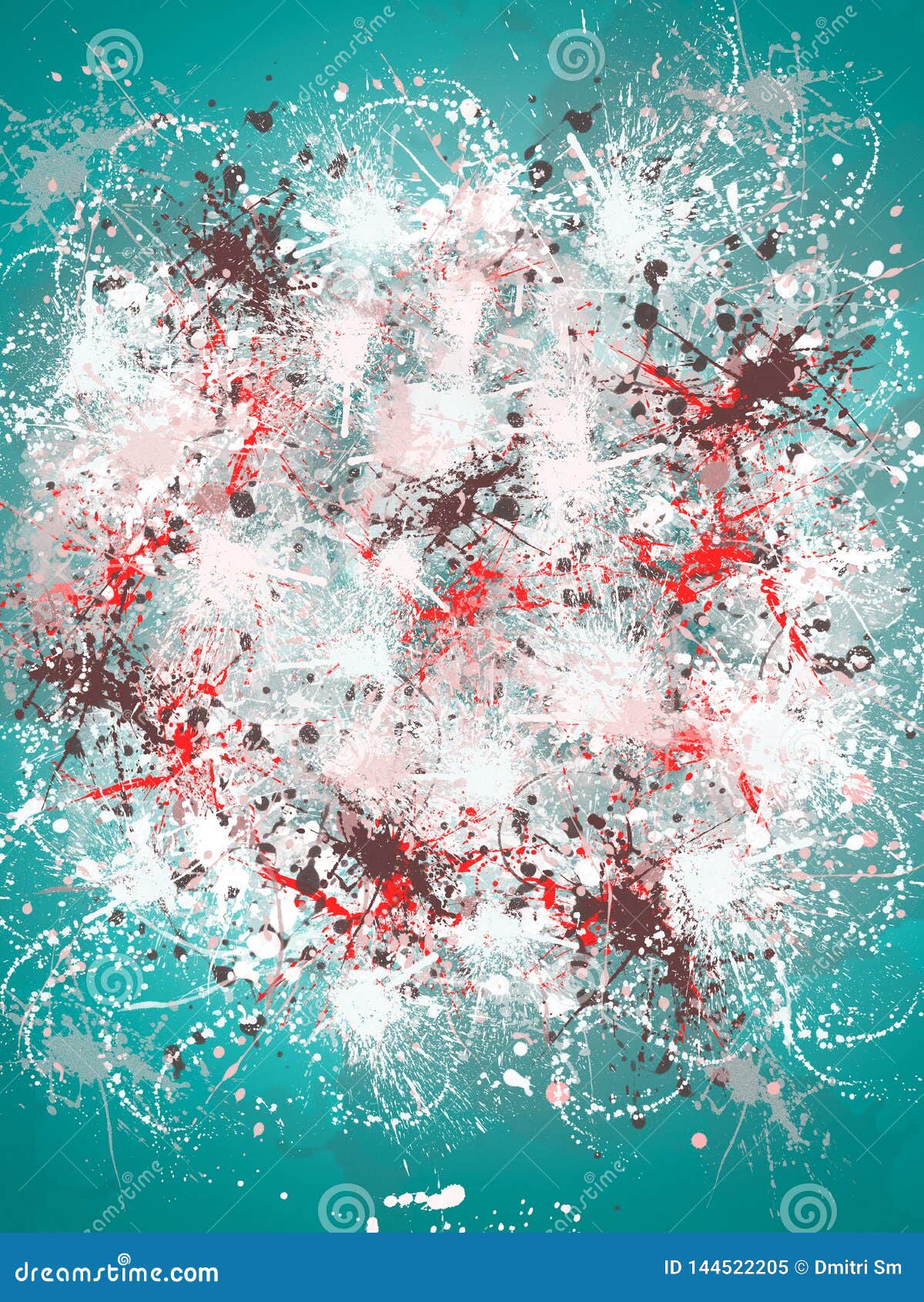Download Abstract Background Water Splashing Ornament Stock Illustration Illustration Of Blue Acrylic 144522205