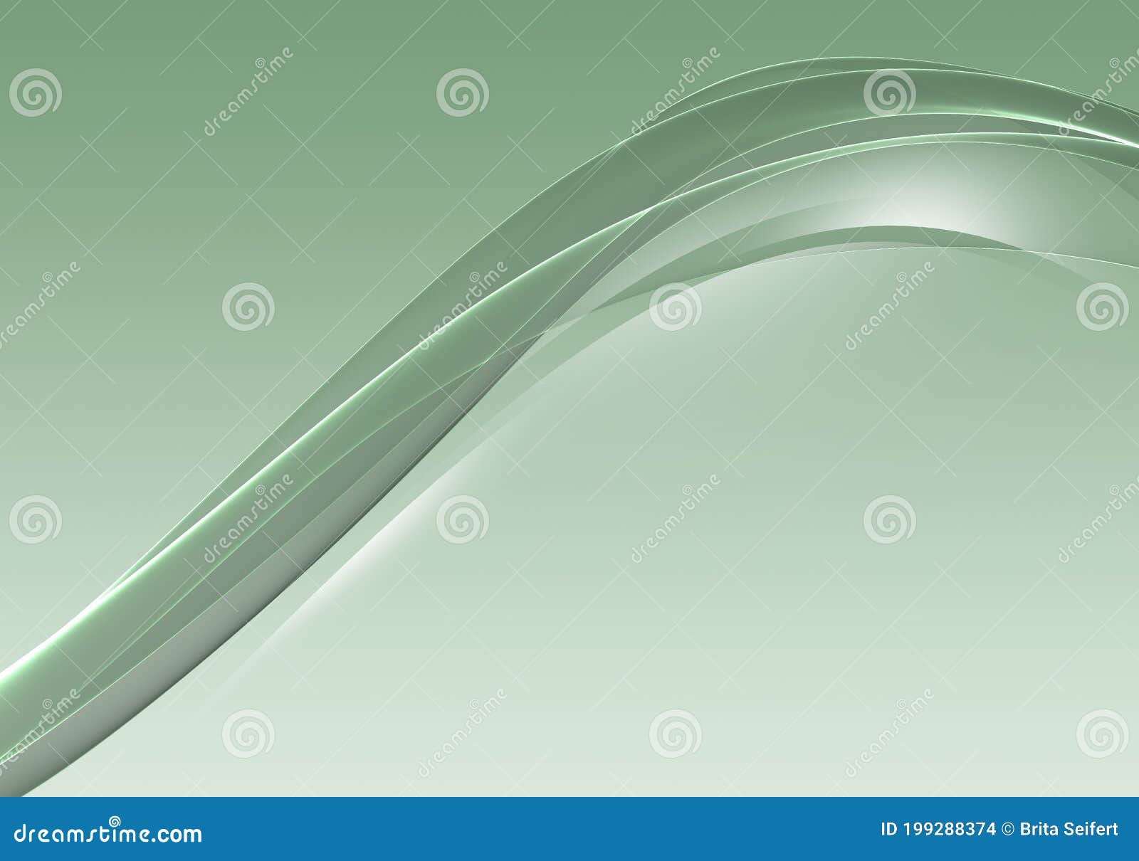 Abstract Background Waves. Celadon Green Abstract Background for