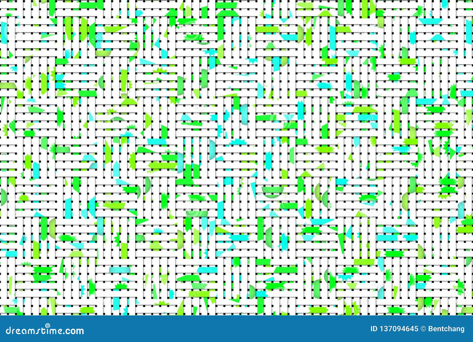 Rattan Woven Mat, Background or Texture for Design. Stock Image - Image