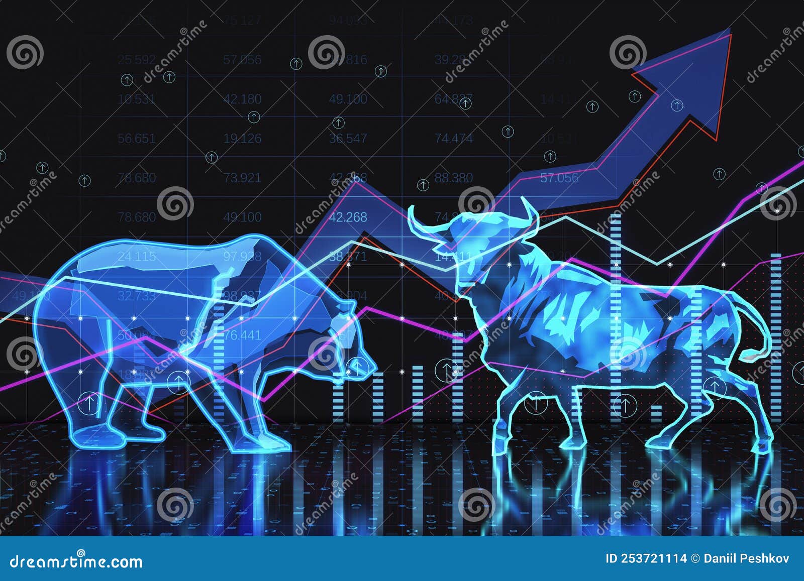 Free Vector | Forex trading background