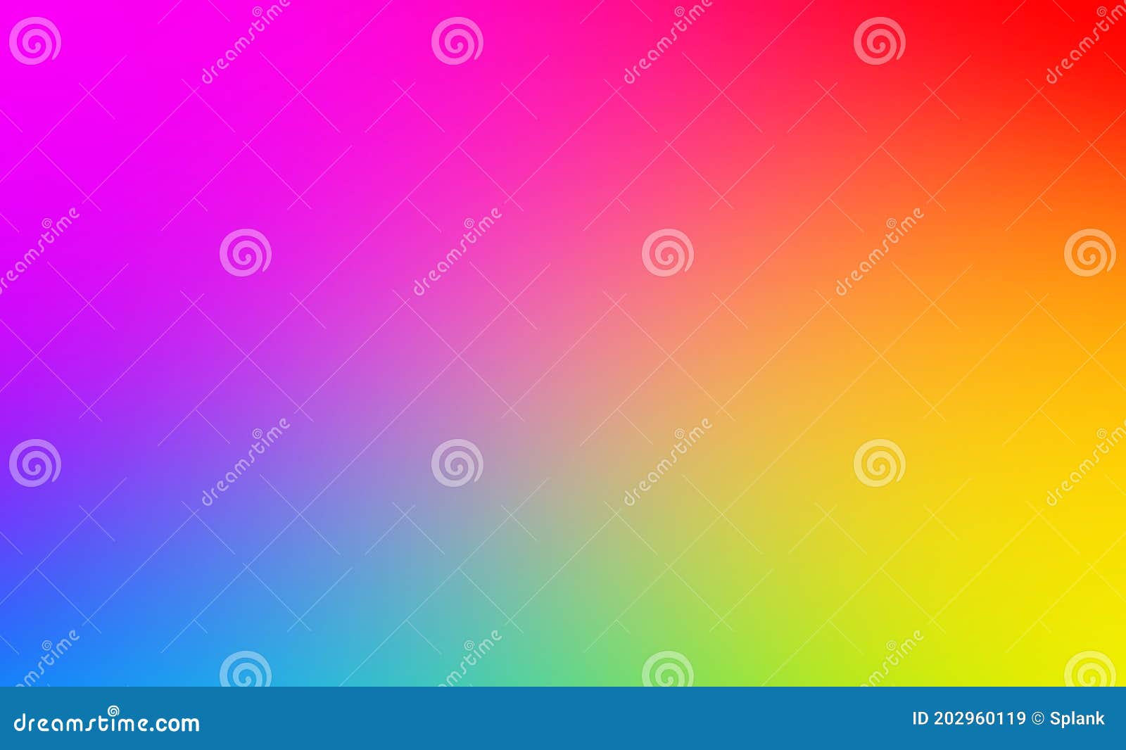 pretty rainbow colors