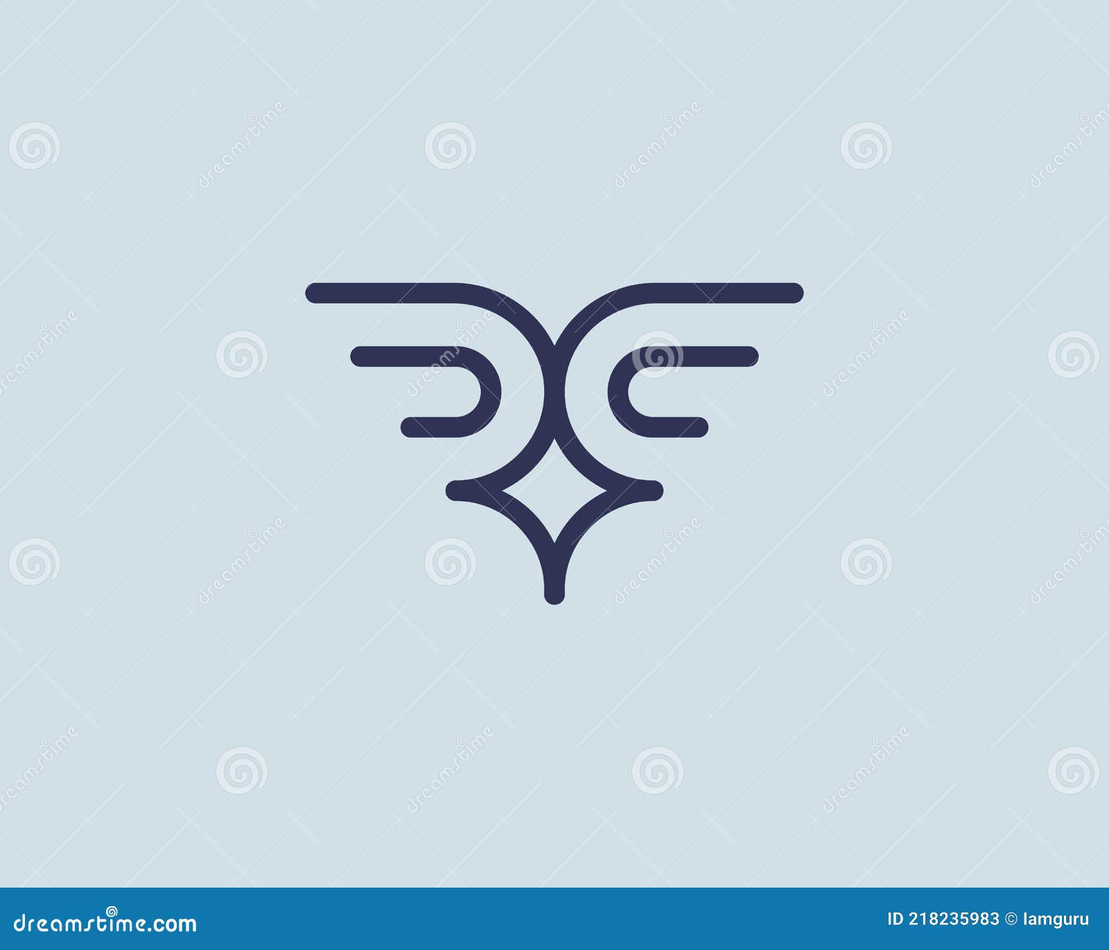 abstract bird, wings  logotype. creative plane, mechanism logo  template. luxury brand emblem, premium icon