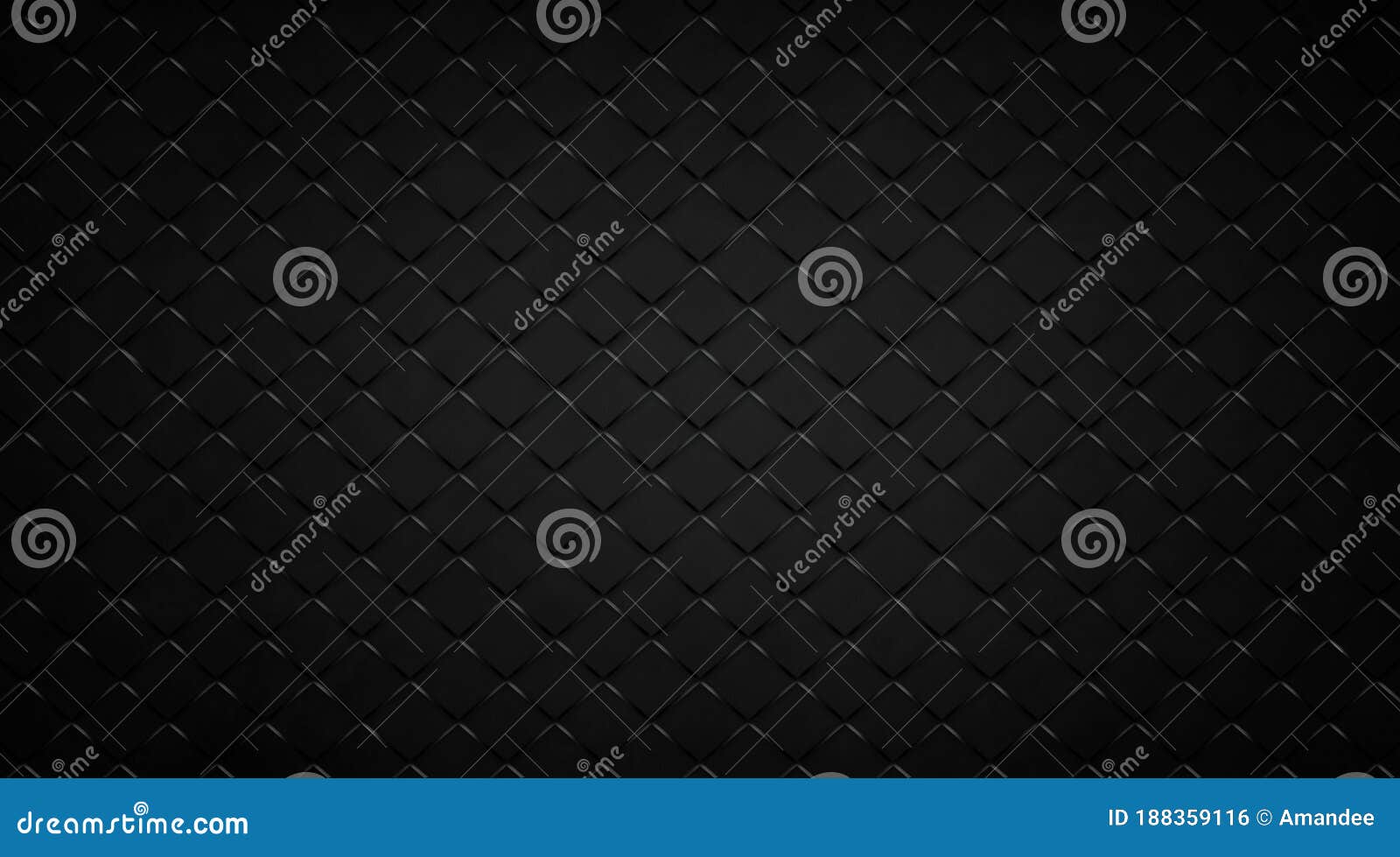 abstract black background with diamond block grid pattern, elegant metal texture in dark techo  with lines