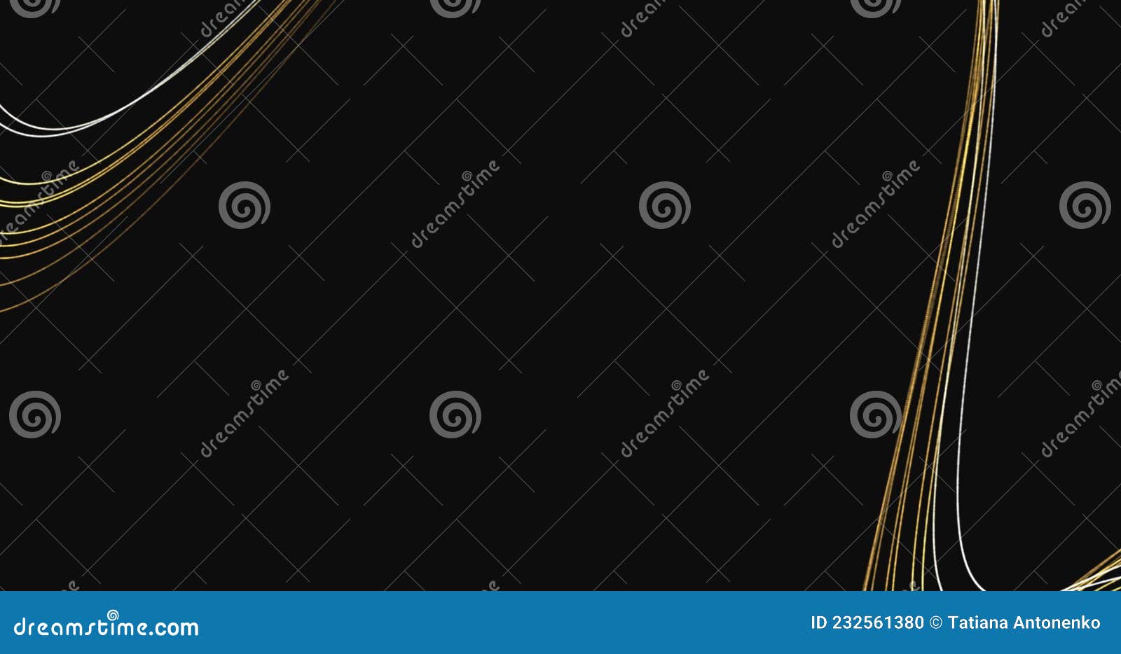 abstract black background with dynamic 3d lines.