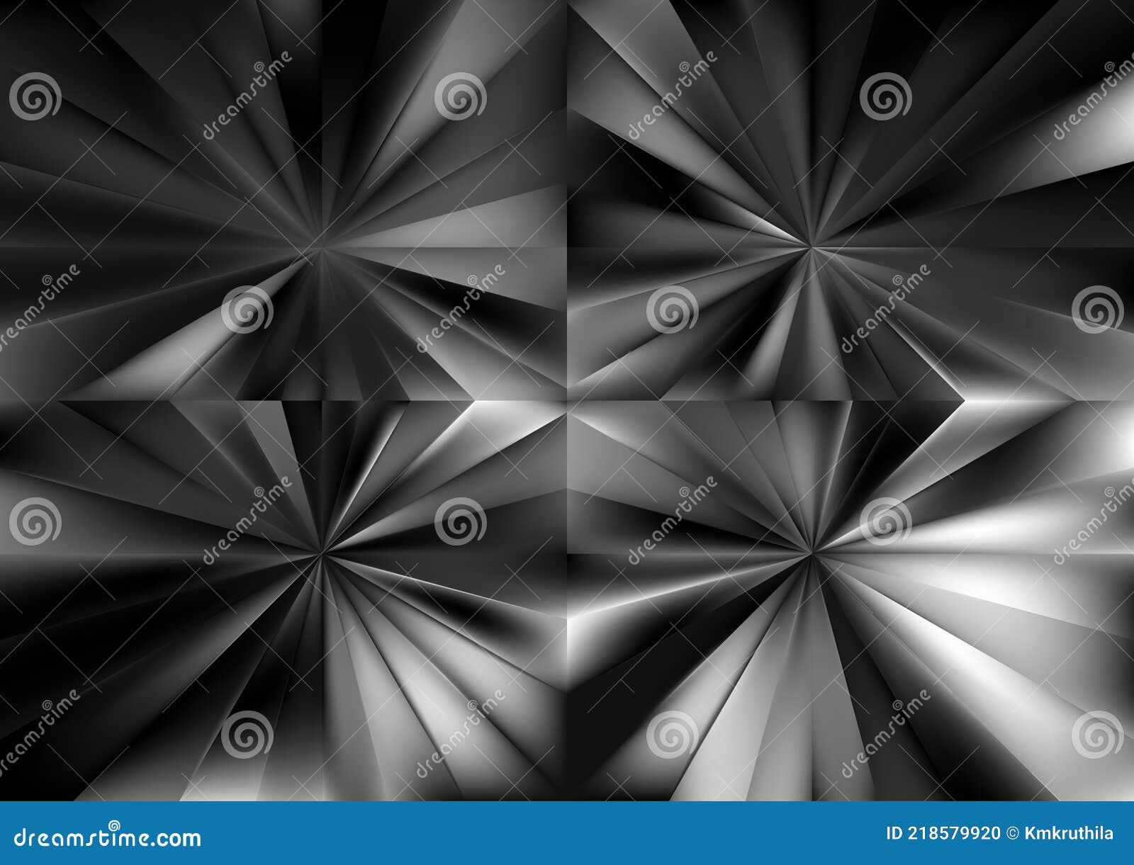 Abstract Black and Grey Radial Stripes Background Vector Art Stock ...