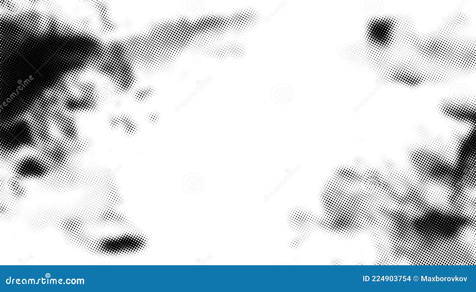 Abstract Black Halftone Dotted Smudge Stock Vector - Illustration of ...