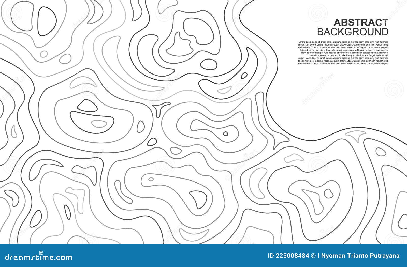 Abstract Black Lines Banner Background. Vector Stock Vector