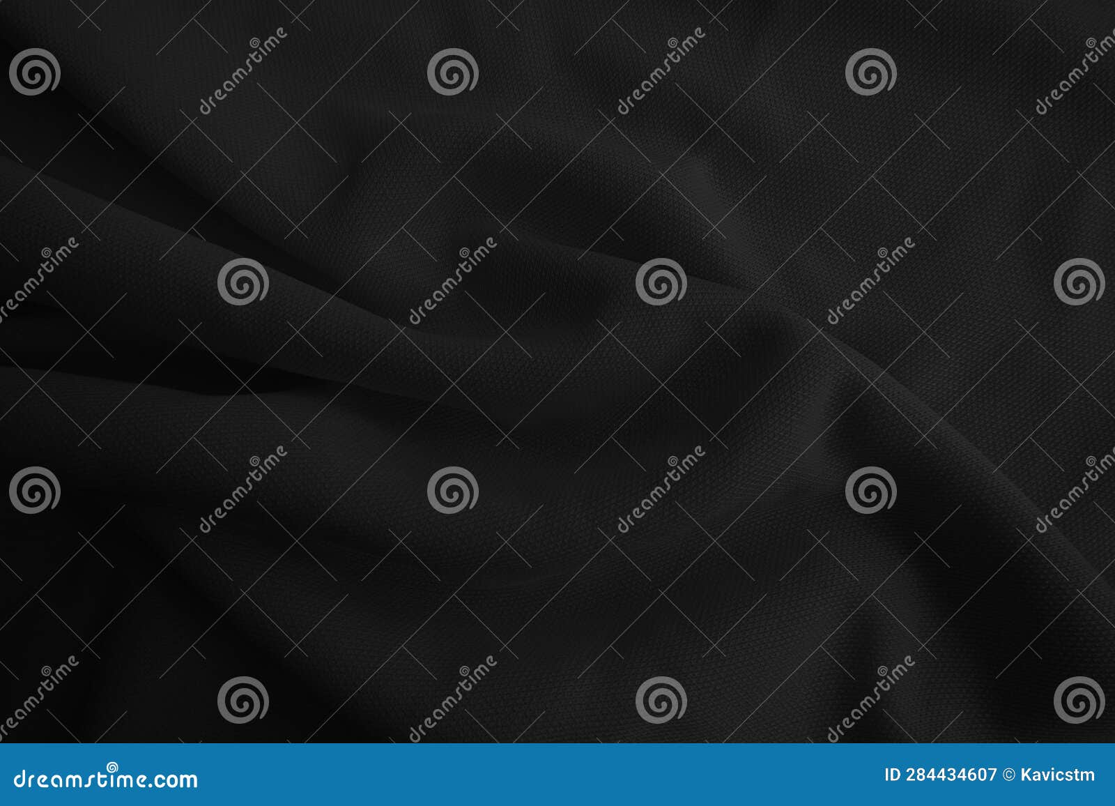 Black Wavy Cloth. Dark Fabric Background Stock Image - Image of ...