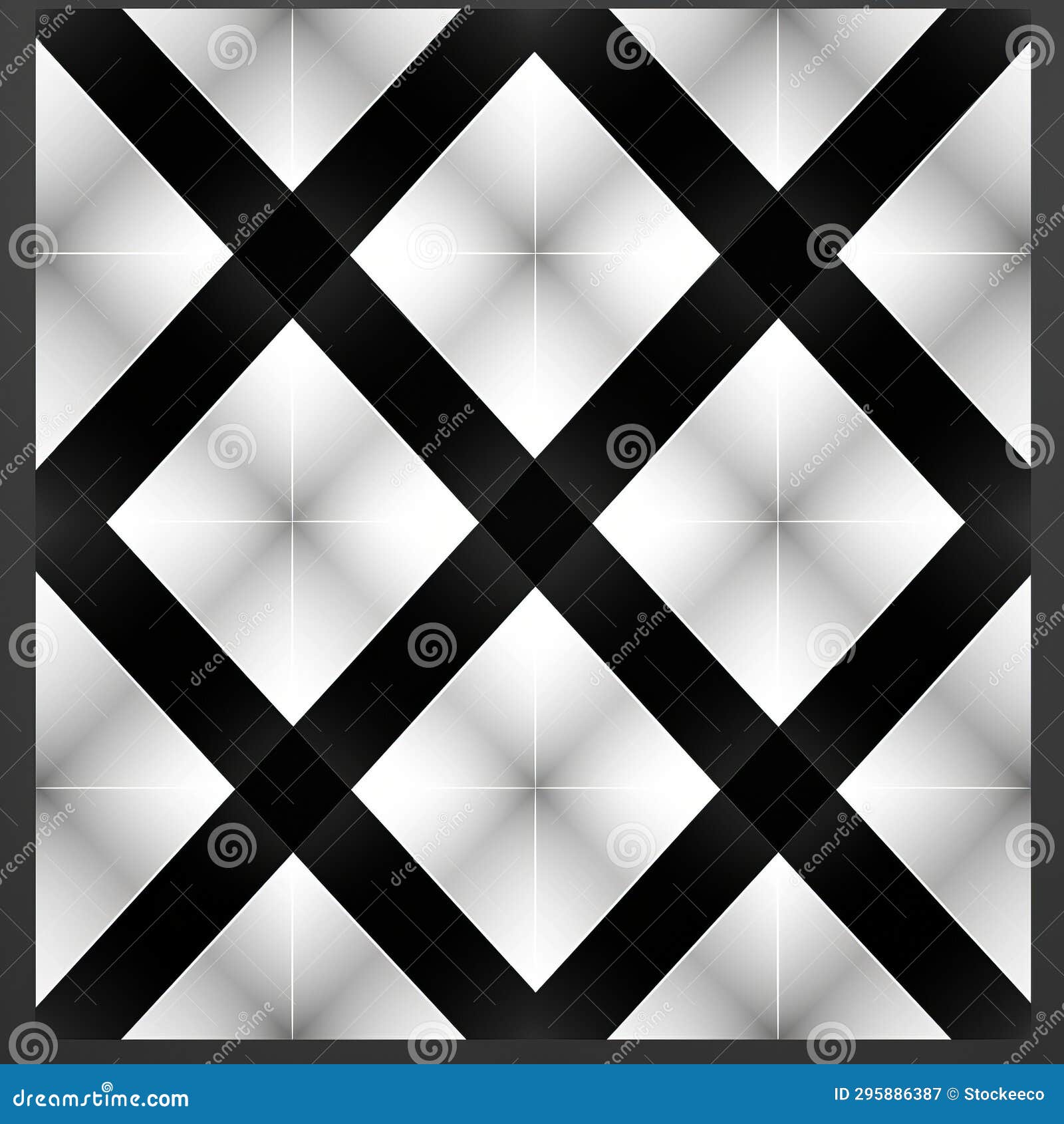 abstract black and white decorative tile background