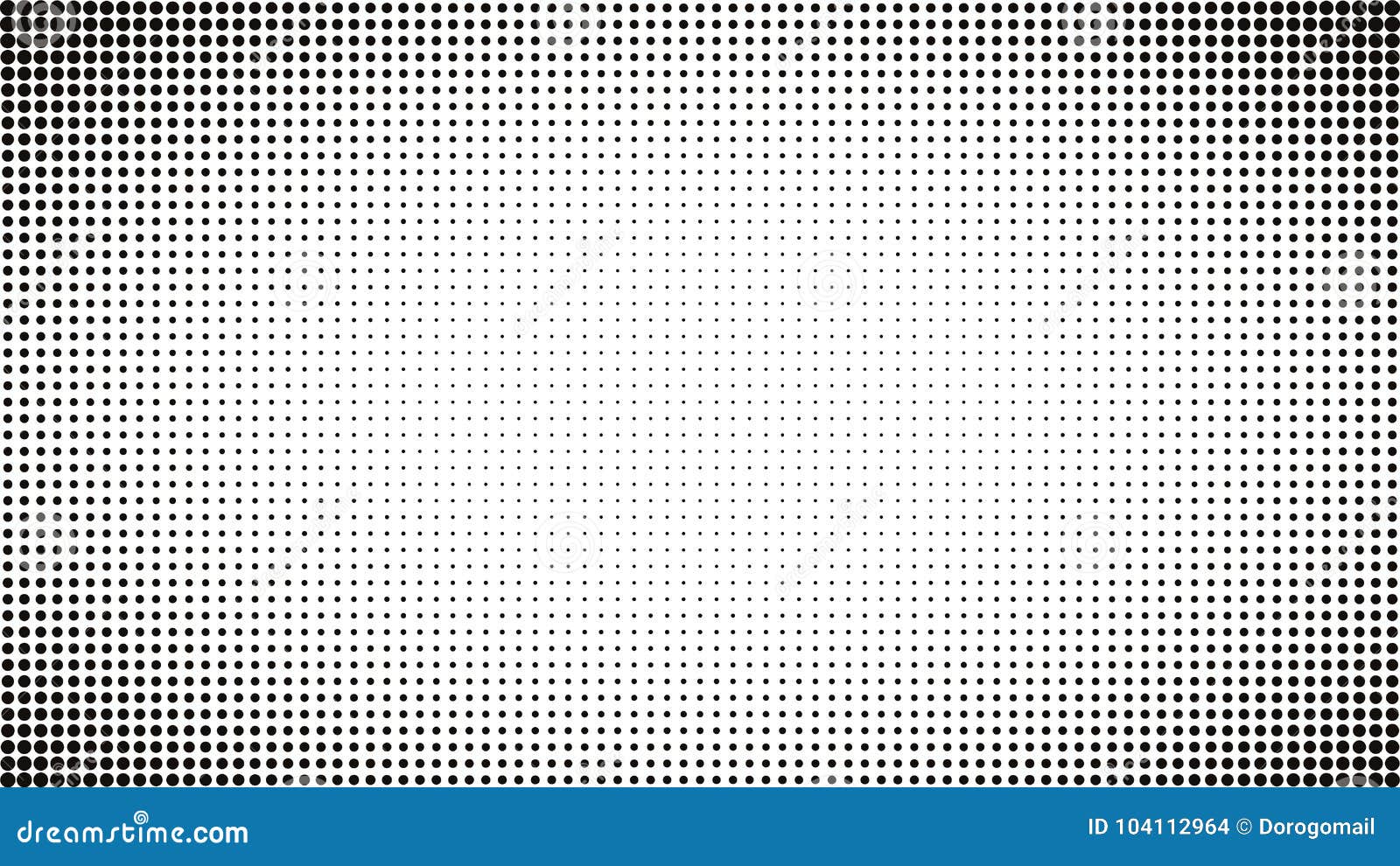 abstract black and white dots background. comic pop art style. light effect. gradient background with dots.