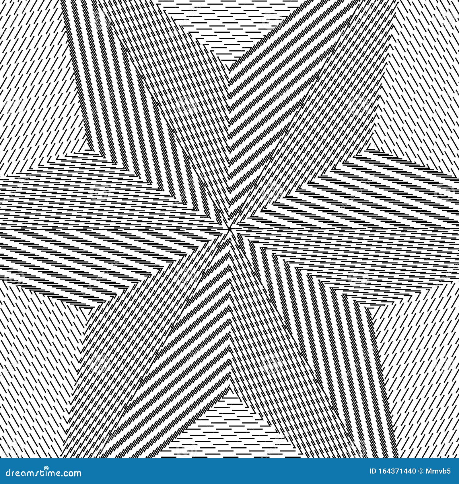 Geometric Pattern With Visual Distortion Effect. Optical Illusion. Op ...