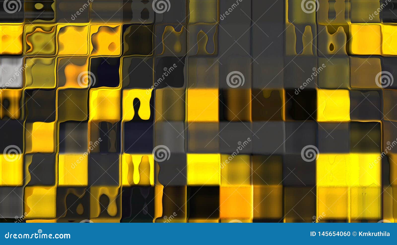 Abstract Black and Yellow Graphic Beautiful Elegant Illustration