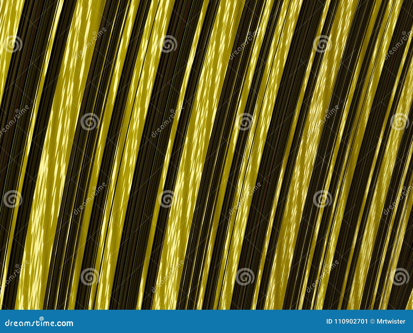 Abstract Black And Yellow Striped Fractal Textured Background
