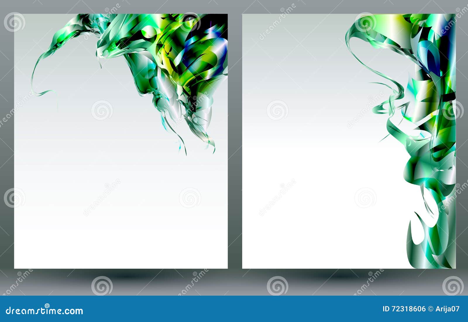 Abstract Blank Backgrounds Templates Stock Vector - Illustration With Blank Templates For Flyers