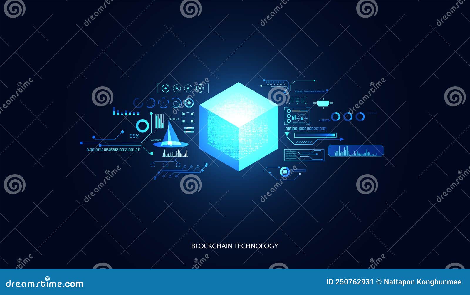 Abstract Blockchain Technology Cryptocurrency and Fintech Square Cube Crypto  Operations Connect Block, Data Transmission, New Stock Vector -  Illustration of encryption, bitcoin: 250762931