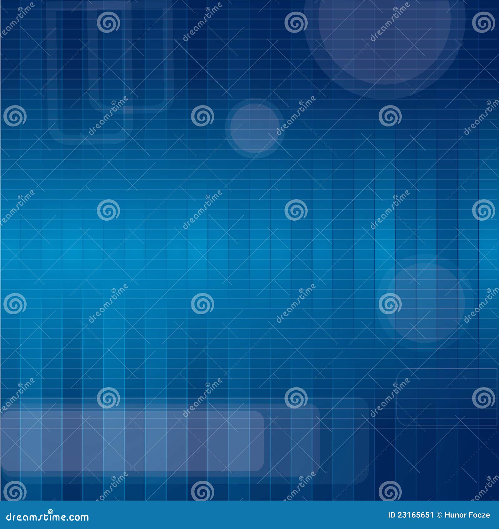 Abstract Blue Background with Place for Text Stock Vector