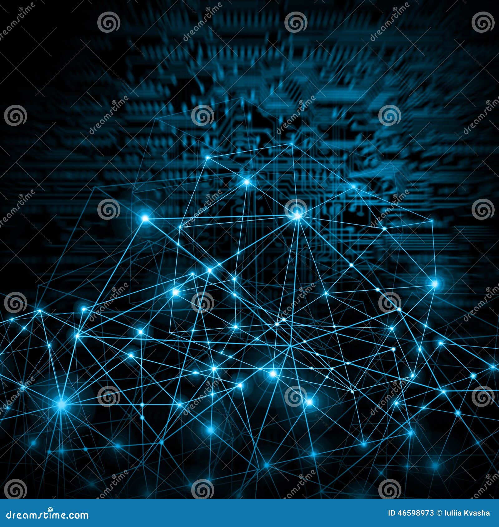 Abstract Blue Background Technology Background From Series Best Concept Of Global Business Illustration Megapixl