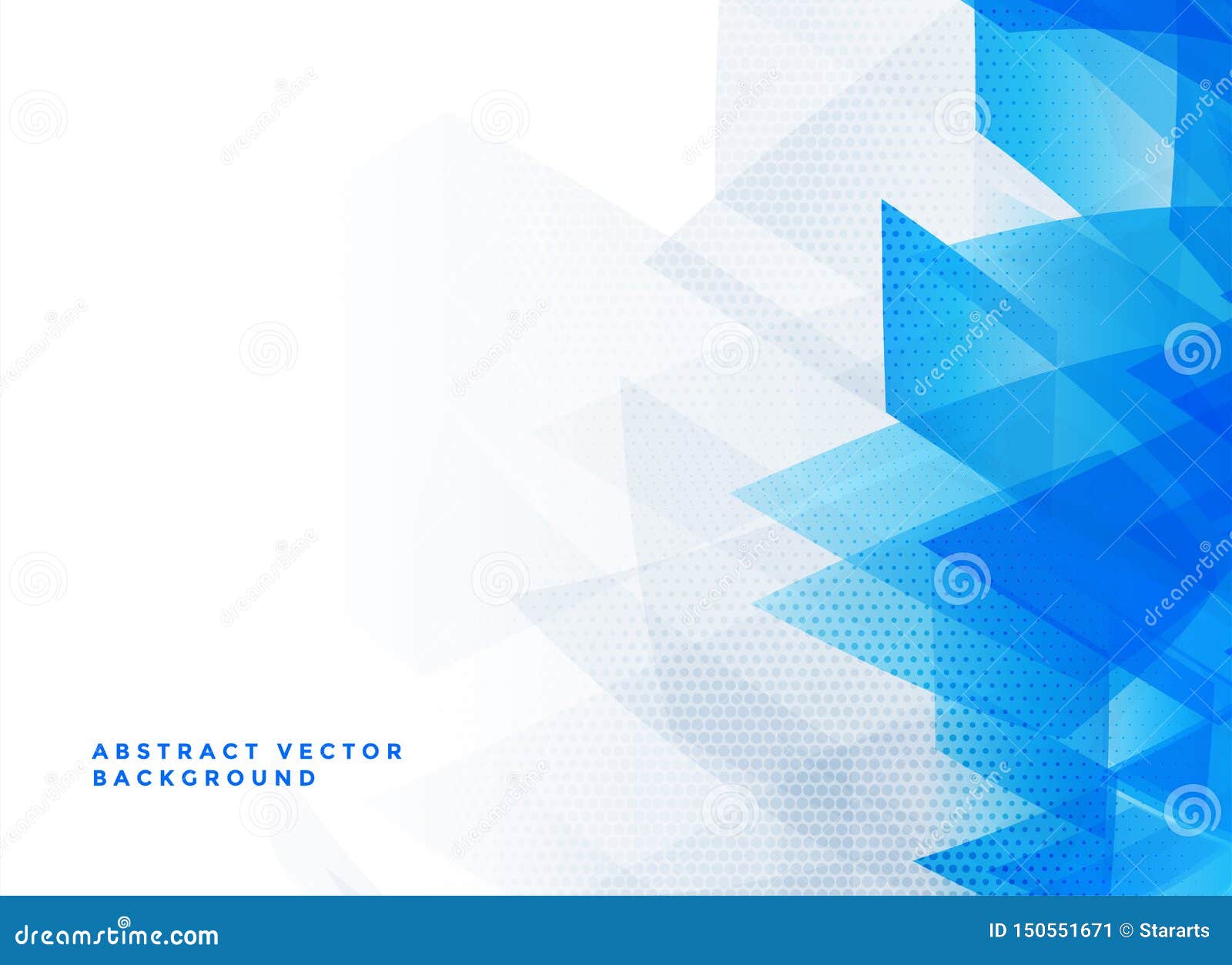 Abstract Blue Background with Text Space Stock Vector Illustration of