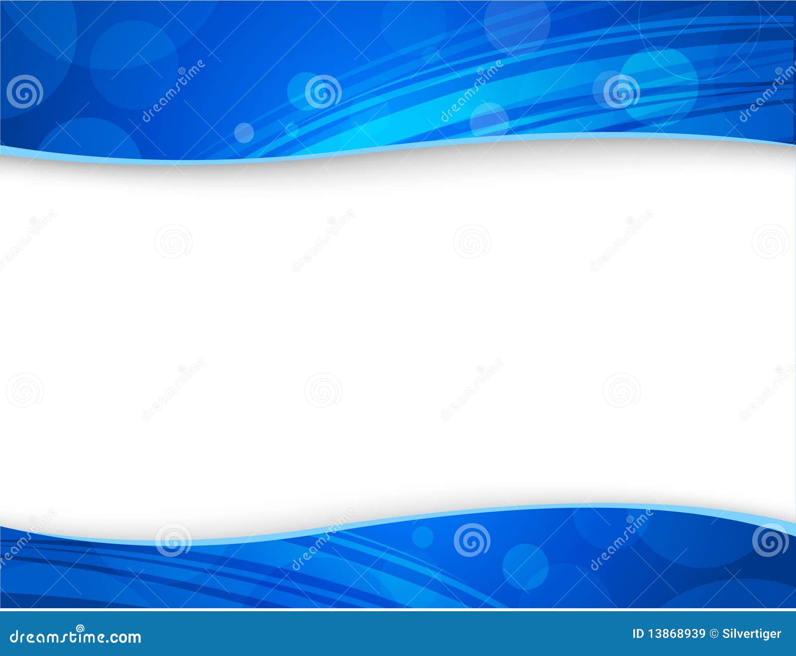 abstract blue backgrounds for header and footer