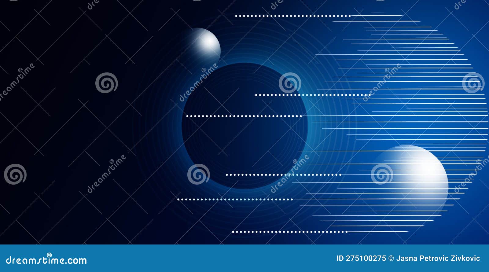 Abstract Blue Covers Templates Circle with Graphic Geometric Shapes