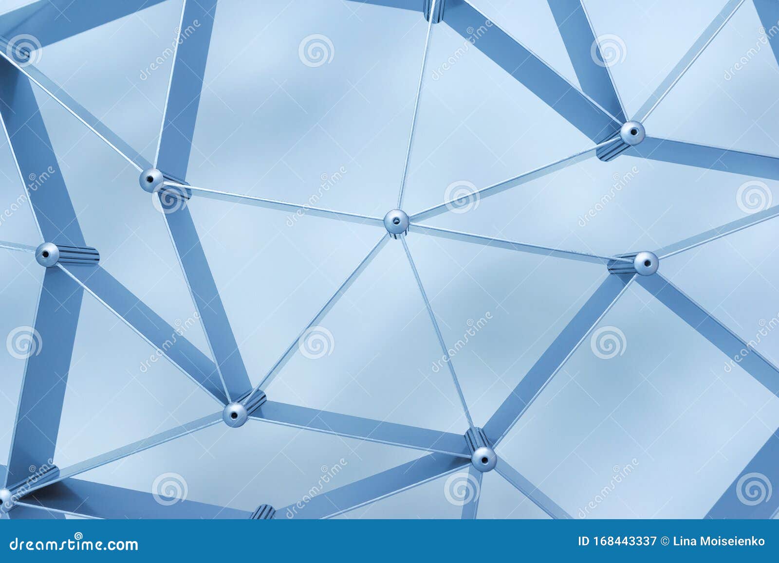 Abstract Blue Geometric Pattern Stock Image - Image of minimal