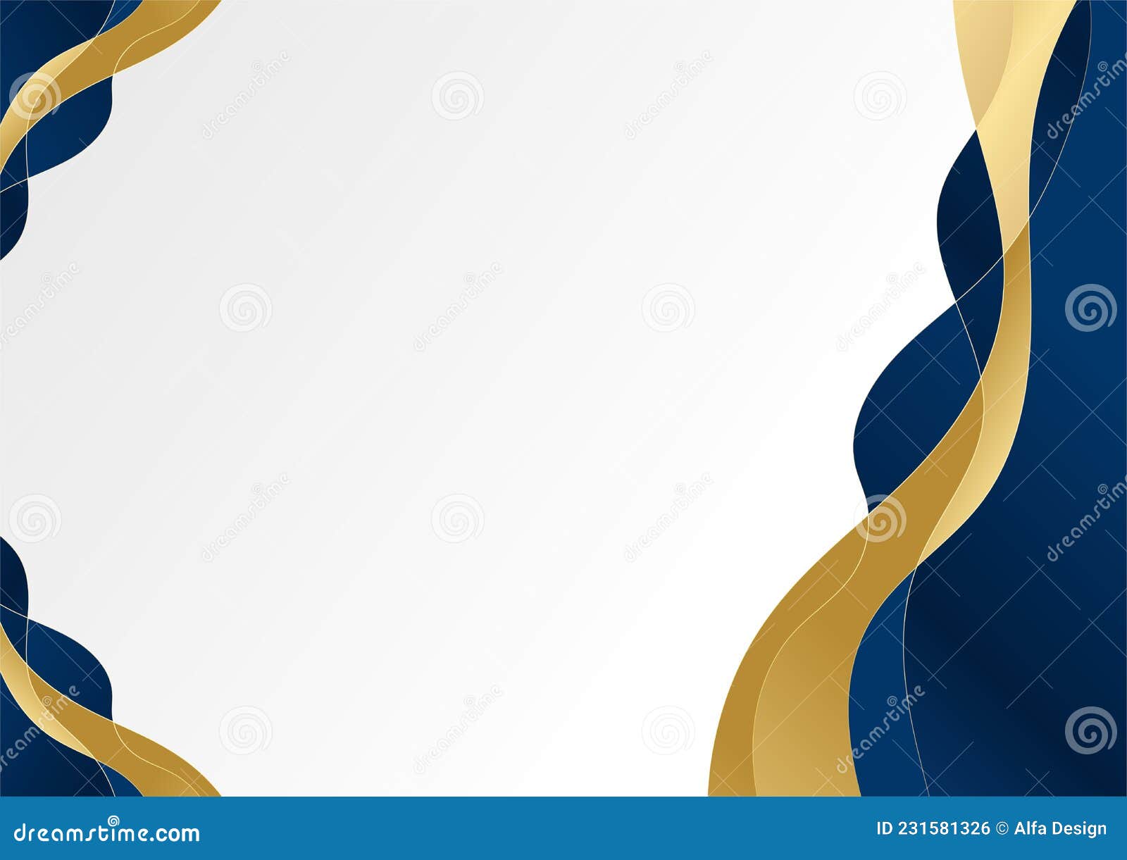 Abstract Blue and Gold Background. Luxury Navy Blue Background Combine with  Glowing Golden Lines Elements Stock Illustration - Illustration of element,  layout: 231581326