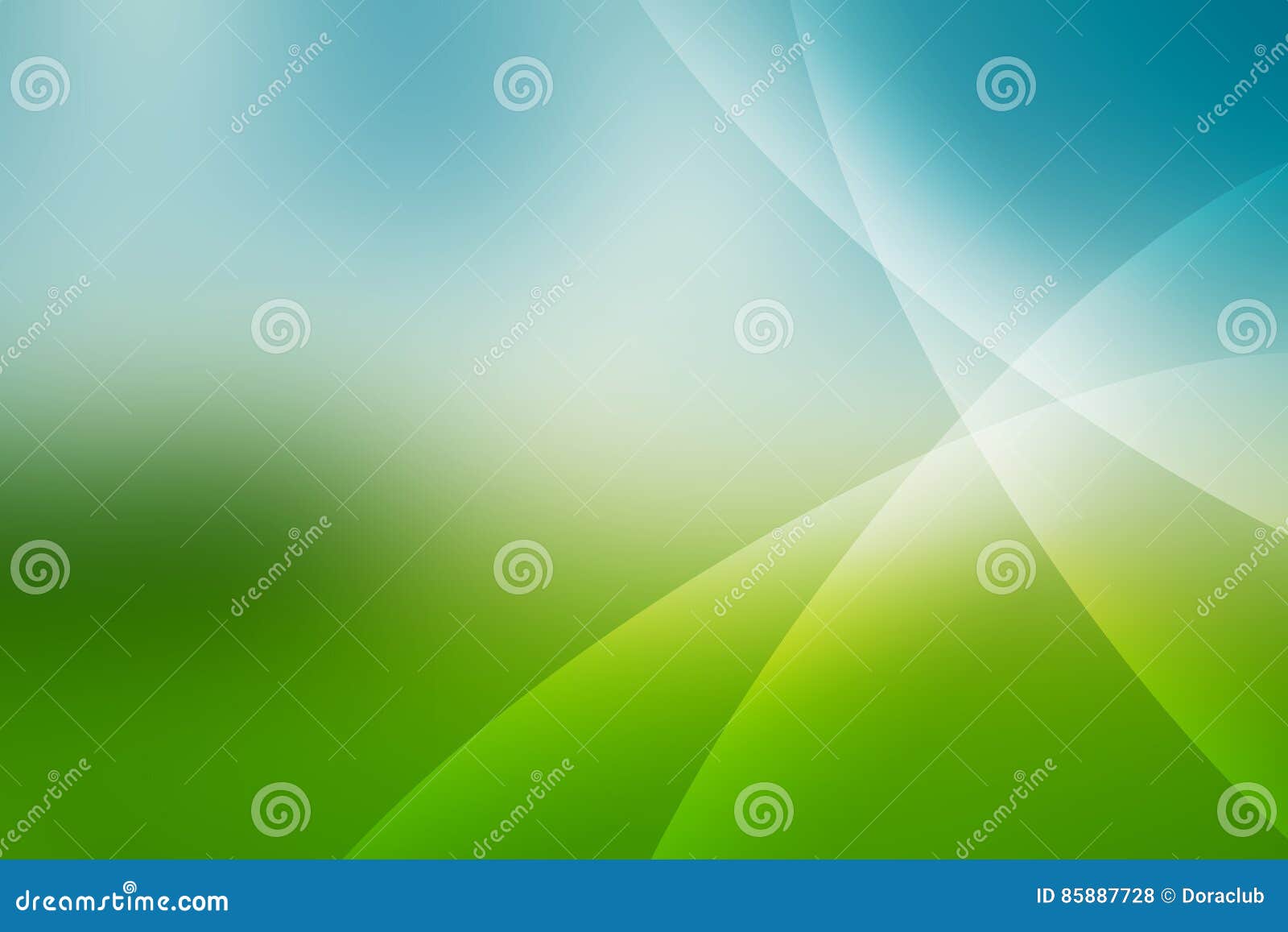 Abstract Blue And Green Background Stock Illustration - Illustration of