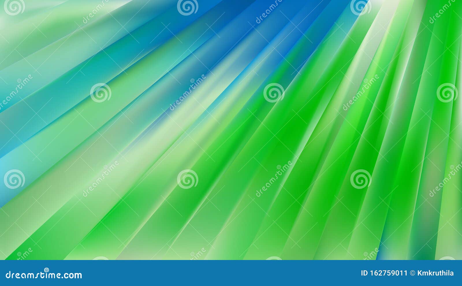 Abstract Blue and Green Diagonal Lines Background Stock Vector