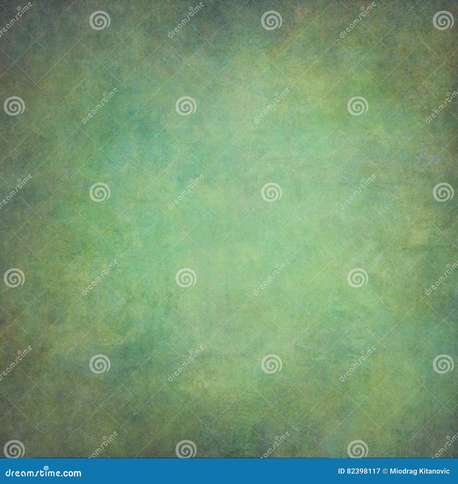 Abstract Blue Green Handpainted Vintage Background Stock Image Image