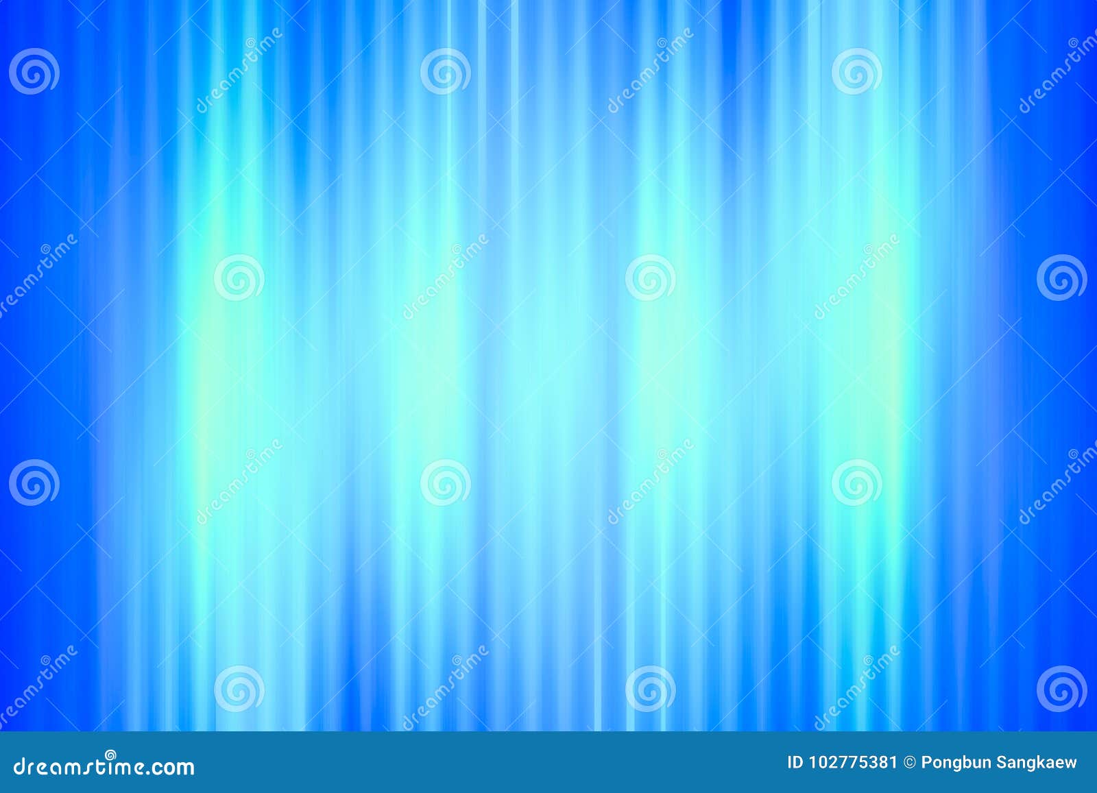 Abstract Blue and Green Light Background Stock Illustration
