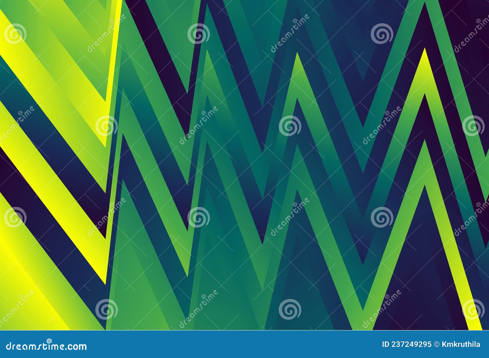 Abstract Blue Green and Yellow Gradient Chevron Pattern Background Beautiful Elegant